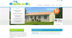 Desktop Screenshot of maisons-du-val.fr