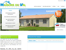 Tablet Screenshot of maisons-du-val.fr
